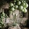 Green Balloon Garland Arch Kit 100pcs Green Latex Balloons (Green)